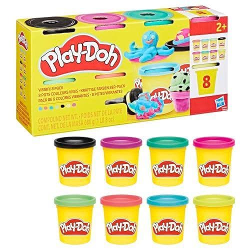 Play-Doh - Pack de 8 colores vibrantes