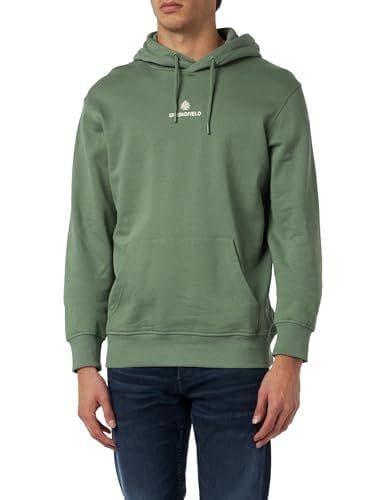 Springfield - Sudadera para hombre con capucha