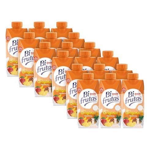 Bifrutas - Pack de 18 bebidas refrescantes | Sabor original tropical 