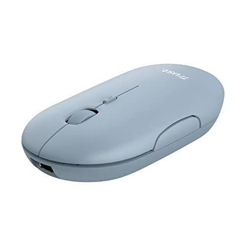 Trust Puck - Ratón inalámbrico recargable 