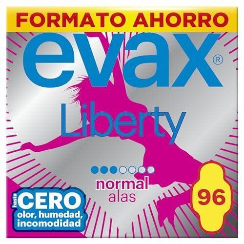 Evax Liberty Normal - 96 compresas con alas