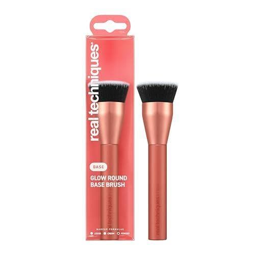 Real Techniques - Brocha de maquillaje Glow de base redonda