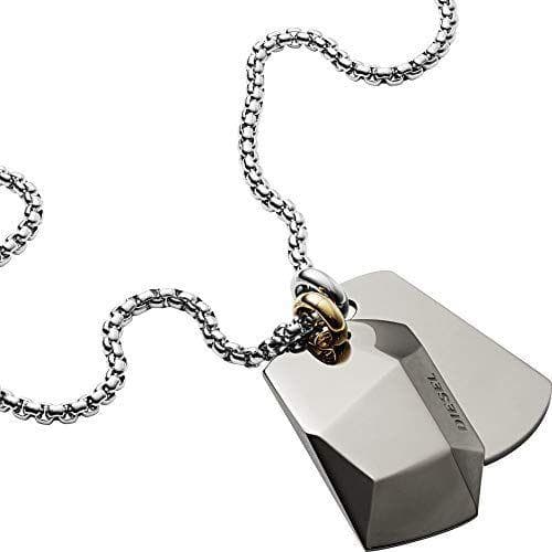 Diesel - Collar para hombre con cierre de langosta