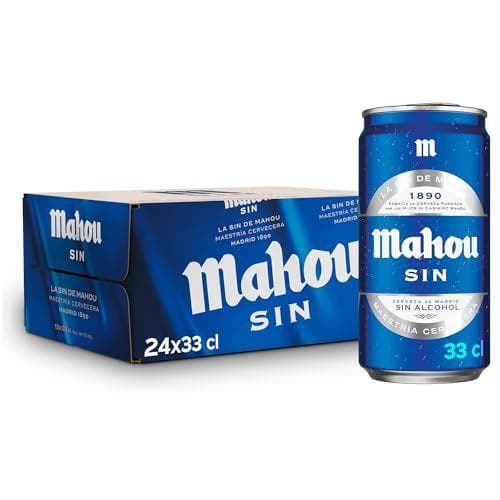 Mahou Sin - Pack 24 latas de cerveza sin alcohol