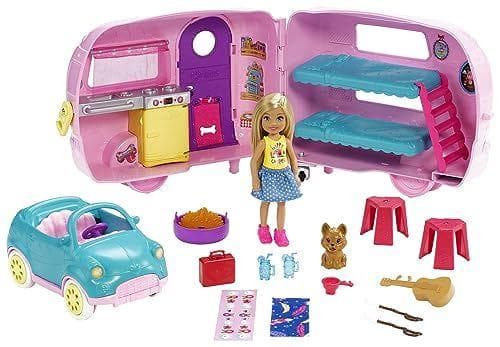 Barbie Chelsea - Muñeca y caravana