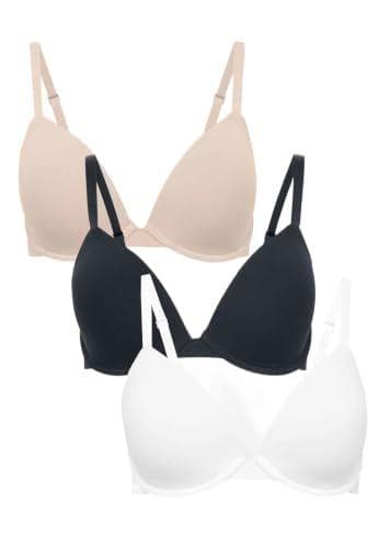 Marks & Spencer -  Pack de 3 sujetadores escotados con aros 