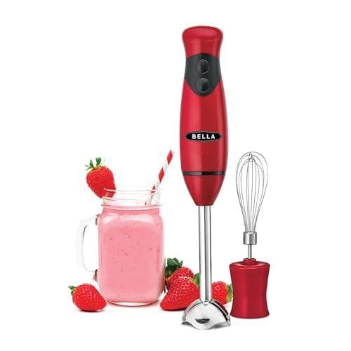 Bella - Licuadora de mano con accesorio de batidora