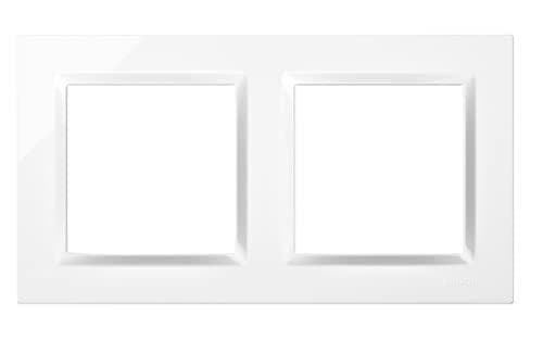 SIMON - Marco interruptor de pared | 2 elementos | Compatible mecanismos Simon 10