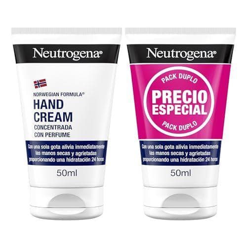 Neutrogena Fórmula Noruega - Pack de 2 botes de crema de manos concentrada con perfume