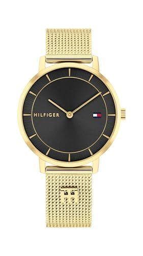 Tommy Hilfiger Reloj De Movimiento De Cuarzo De Dos Manecillas para Mujer con Correa de Malla de Acero Inoxidable de Color Dorado - 1782739