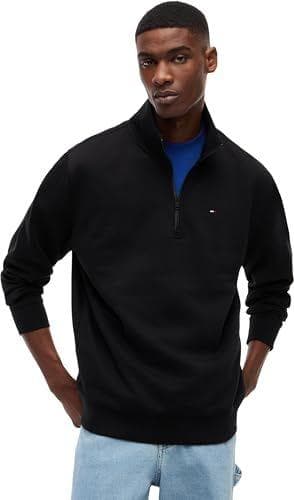 Tommy Jeans - Sudadera con cremallera y cuello medio