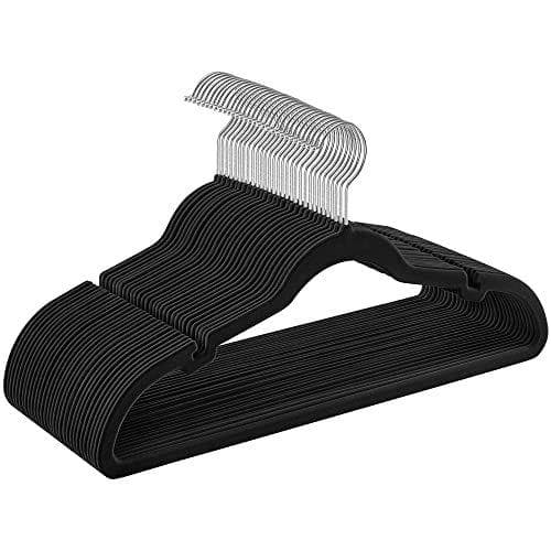 SONGMICS - 30 perchas de terciopelo 