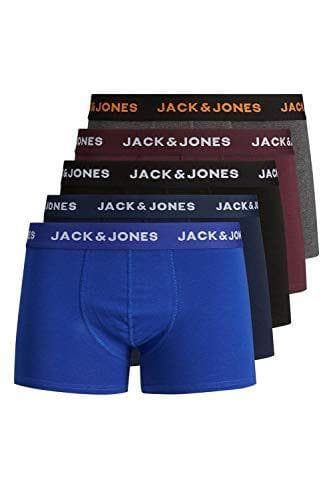 Jack & Jones - Pack de 5 calzoncillos para hombre
