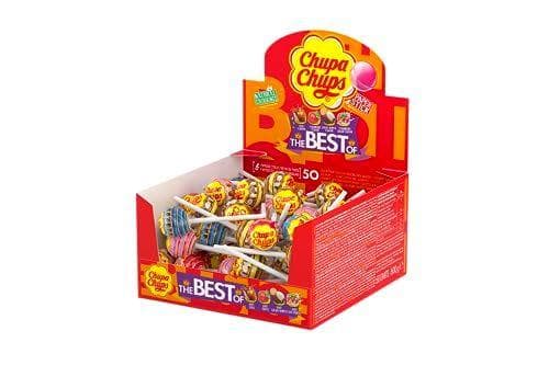 Chupa Chups Original - Caramelo con palo de sabores variados