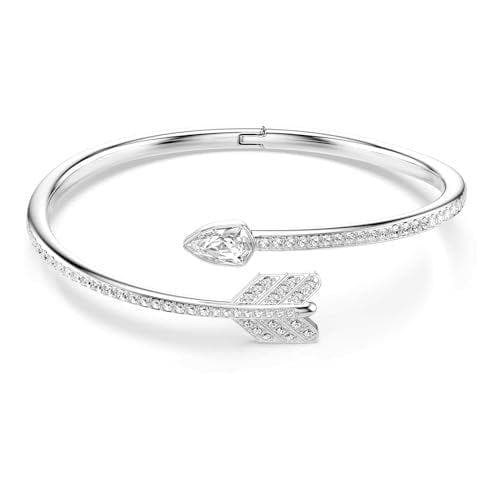 Swarovski - Brazalete de tallas mixtas y baño de rodio | Colección: Idyllia 