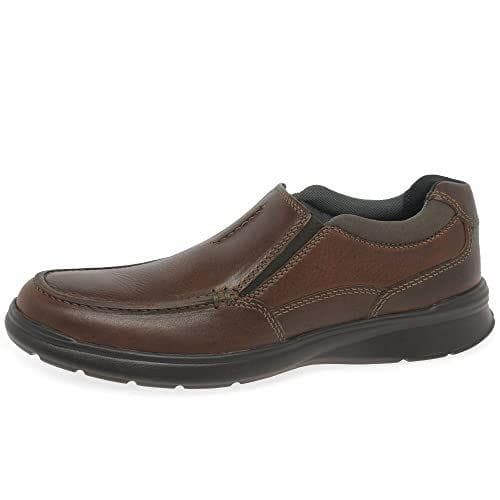 Clarks Hombre Cotrell Free Mocasines, Marrón (Tobacco Leather), 42 EU