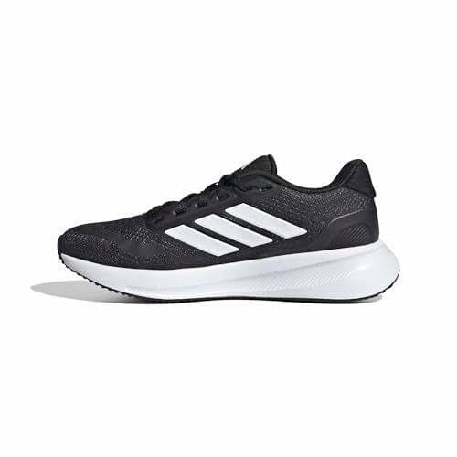 adidas Mujer Runfalcon 5 Wide Running Shoes, Core Black/Cloud White/Core Black, 39 1/3 EU