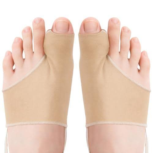SURFOU - Calcetines separadores de dedos con almohadillas de gel suave 