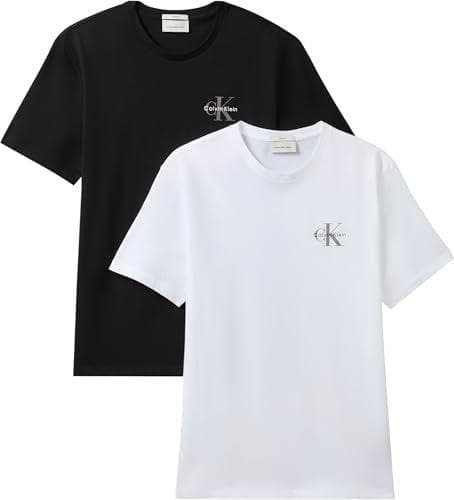 Calvin Klein - Pack de 2 camisetas para hombre de manga corta 