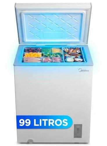 MIDEA - Arcón congelador pequeño de 99L