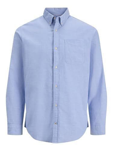 JACK & JONES - Camisa para hombre de cuello abotonado | Cashmere 