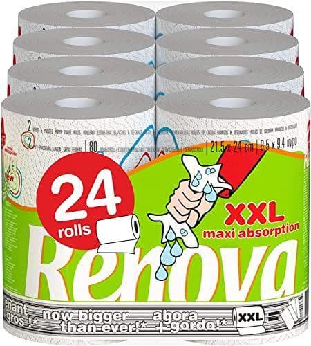 Renova - 24 rollos de cocina doble decorado