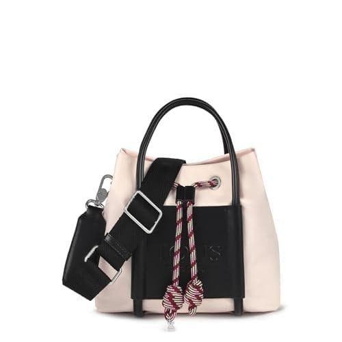 TOUS - Bolso de nylon con cierre de cordón ajustable 