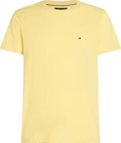 Tommy Hilfiger - Camiseta de manga corta con cuello redondo para hombre