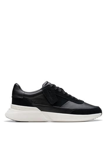 Clarks - Craft Pace, de los Hombres, Black Leather,