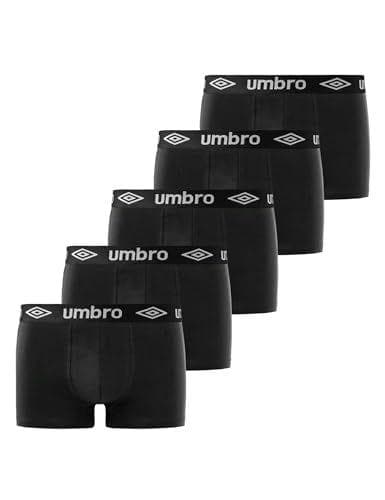 Umbro  - Calzoncillos tipo boxer para hombre (Pack de 5)