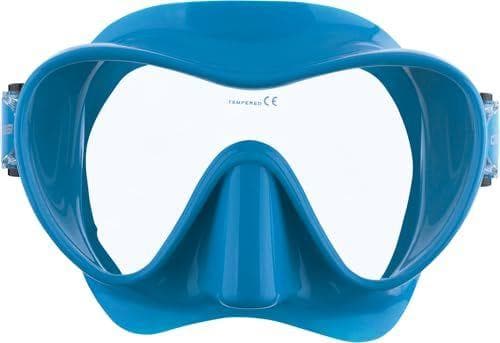 Cressi F1 Mask Aquamarine - Máscara monocristal para buceo y snorkel Cressi F1 Mask Aquamarine - Máscara monocristal para buceo y snorkel