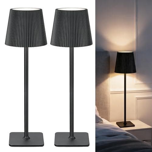 LuminexDesigns - Pack de 2 lamparas de mesita de noche 
