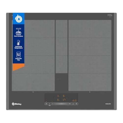 Balay, Placa de Inducción, 2 fuegos, Flex Inducción total, Gris, 3EB960AH