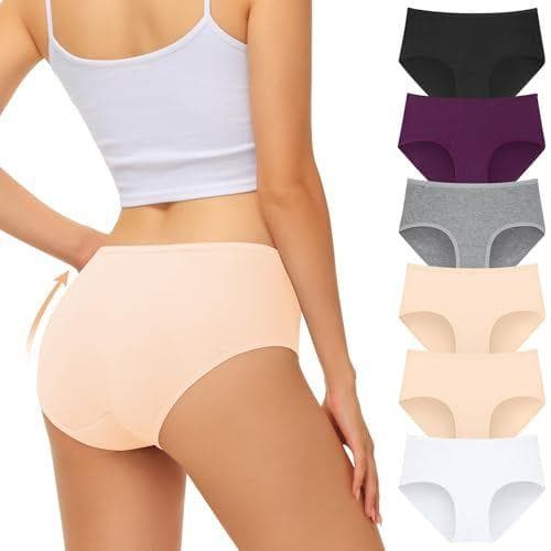 FALARY - Pack de 6 bragas para mujer