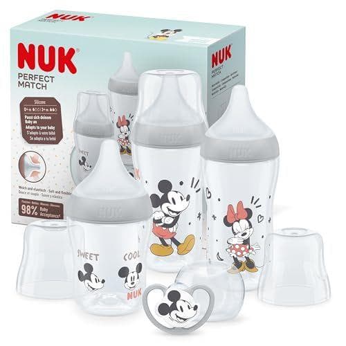 NUK Perfect Match - Set de 4 biberones 