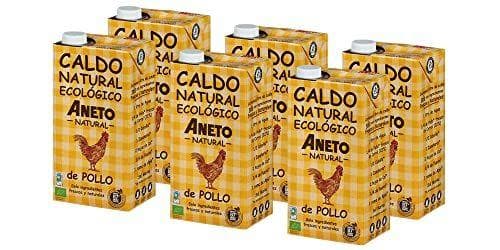 Aneto 100% Natural - Pack de 6 bricks de caldo de pollo ecológico