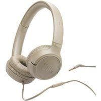 Auriculares JBL Tune 530 con cable Jack 3,5 mm para música y uso diario, plegables, color beige