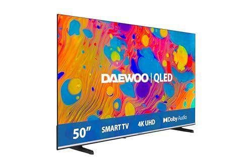 Daewoo - Smart TV QLED de 50 Pulgadas 4K Ultra HD HDR  