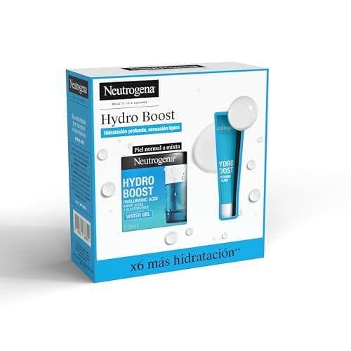 Neutrogena - Pack facial de gel de agua 50ml y contorno de ojos 15ml, Pieles Normales a Mixtas, Anti-fatiga