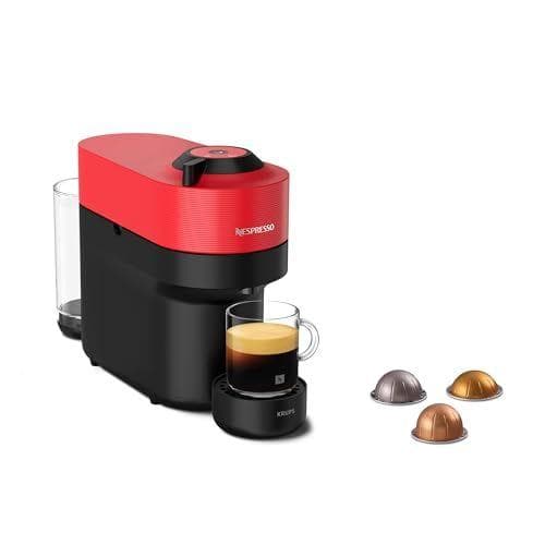 Krups Nespresso - Cafetera de cápsulas + 20 cápsulas de regalo 