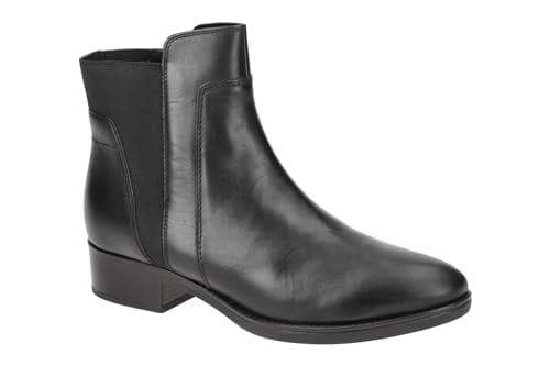 Geox D Felicity F, Botines para Mujer, Negro (Black), 38 EU