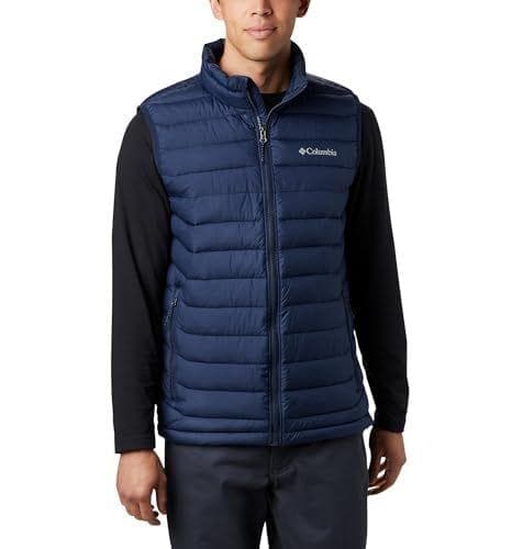 Columbia Powder Lite 2 Vest, Chaleco Acolchado Hombre, Collegiate Navy, M