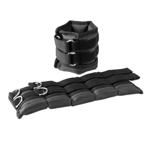 Amazon Basics - Juego de 2 pesas ajustables para tobillo y muñeca