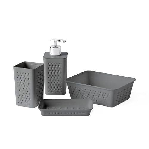 Tatay - Set de baño de sobremesa de polipropileno resistente