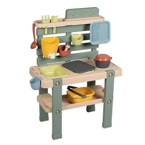 Smoby Life - Cocina infantil para jugar con barro, arena y agua