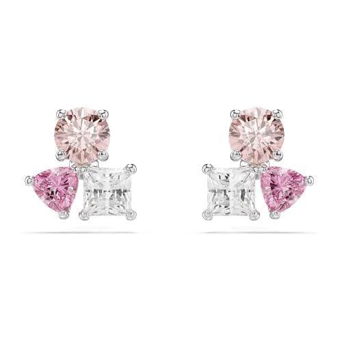 Swarovski - Pendientes de botón Mesmera