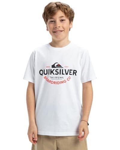 Quiksilver - Camiseta de manga corta para niños
