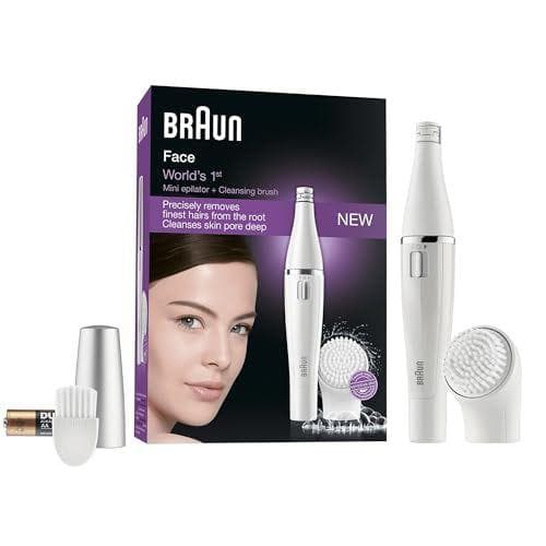 Braun FaceSpa - Sistema de cepillo de limpieza y depilación facial