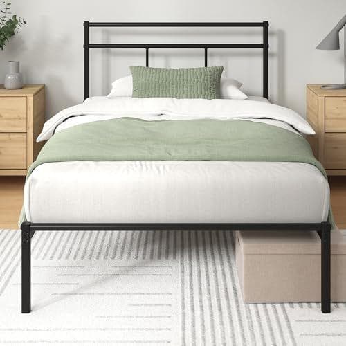 Zinus - Cama de esctructura metal con acabado 