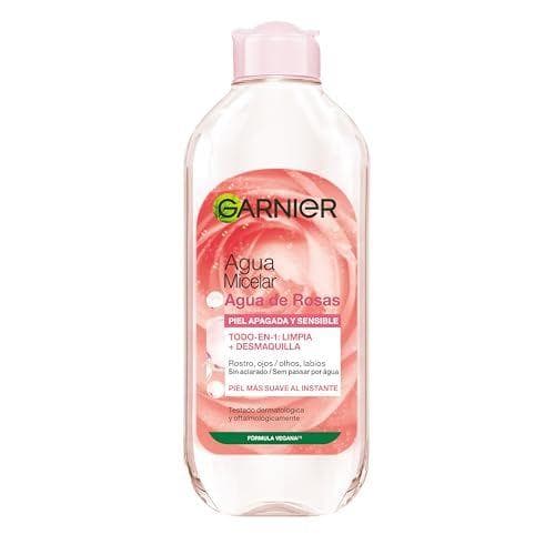 Garnier - Agua micelar con agua de rosas | Todo en 1